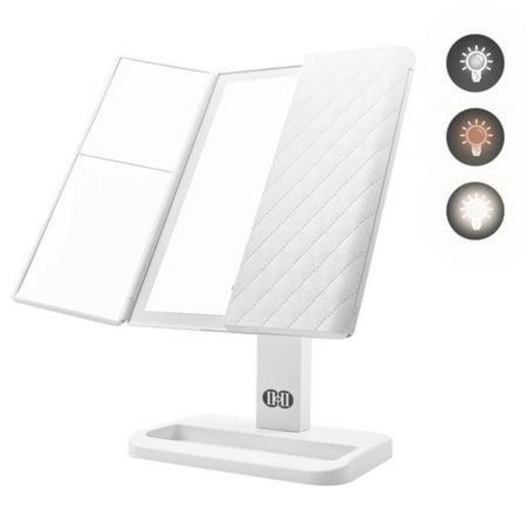 CIICII TRI-FOLD LIGHTED VANITY