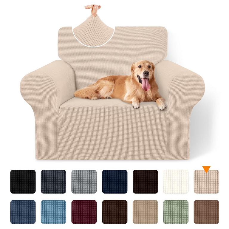 SANMADROLA SOFA CHAIR COVER TAUPE