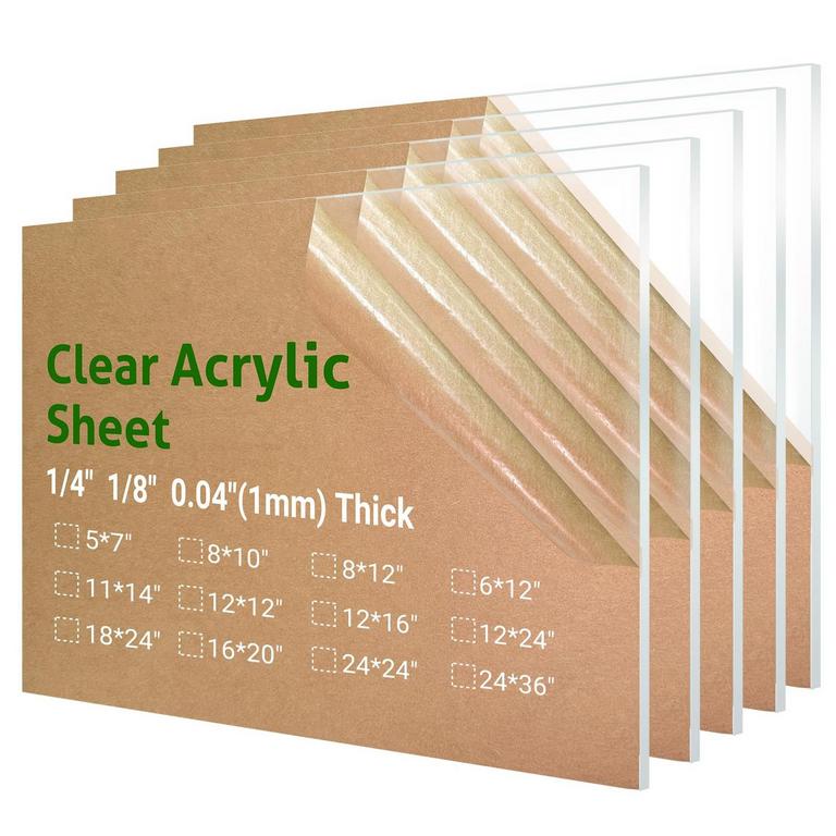 CHENYAOAI 24IN X 36IN ACRYLIC SHEETS 5PK