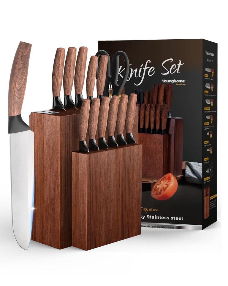 YOUNGHOME 13PC KNIFE SET