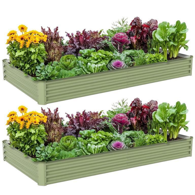 VEGEWORKER 8FT X 4FT GARDEN BED 2PK