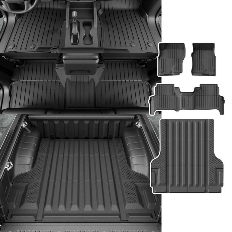 XIPOQIX 5FT TRUCK BED MAT SET