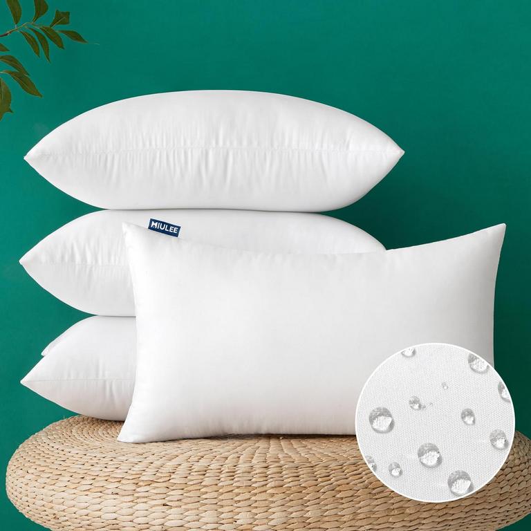 MIULEE 12IN X 20IN PILLOW INSERTS 4PK