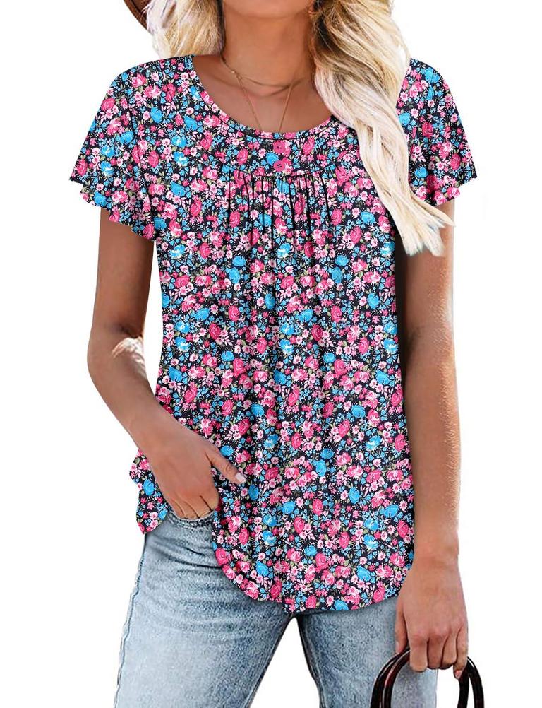 XL FLORAL TUNIC TOP