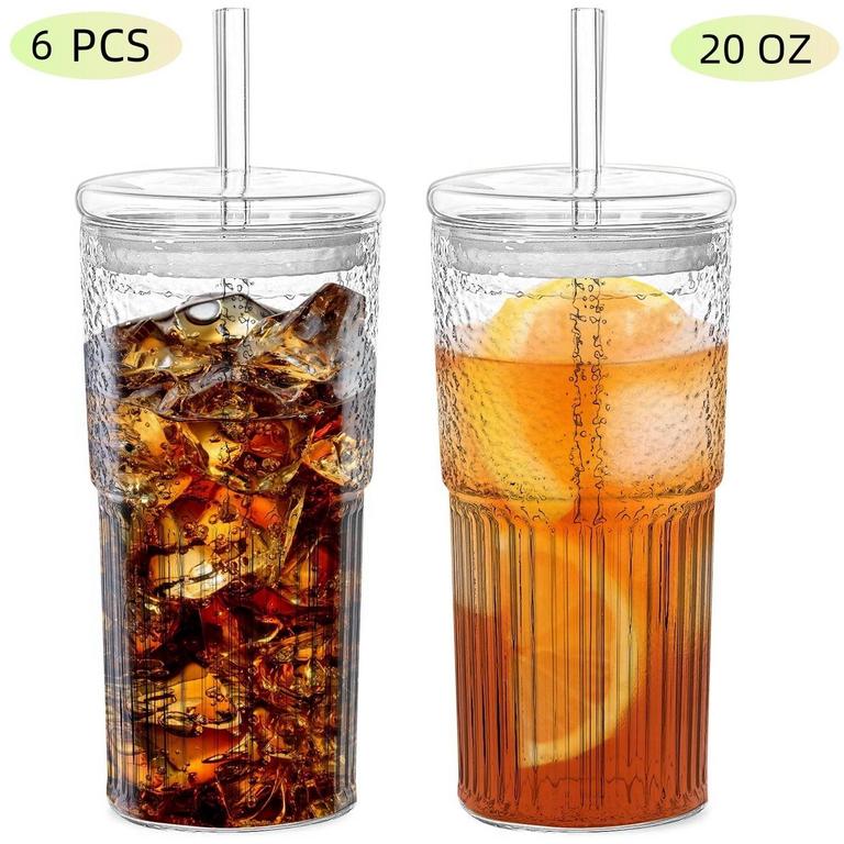 JUNLIN 20OZ GLASS CUPS 6PK