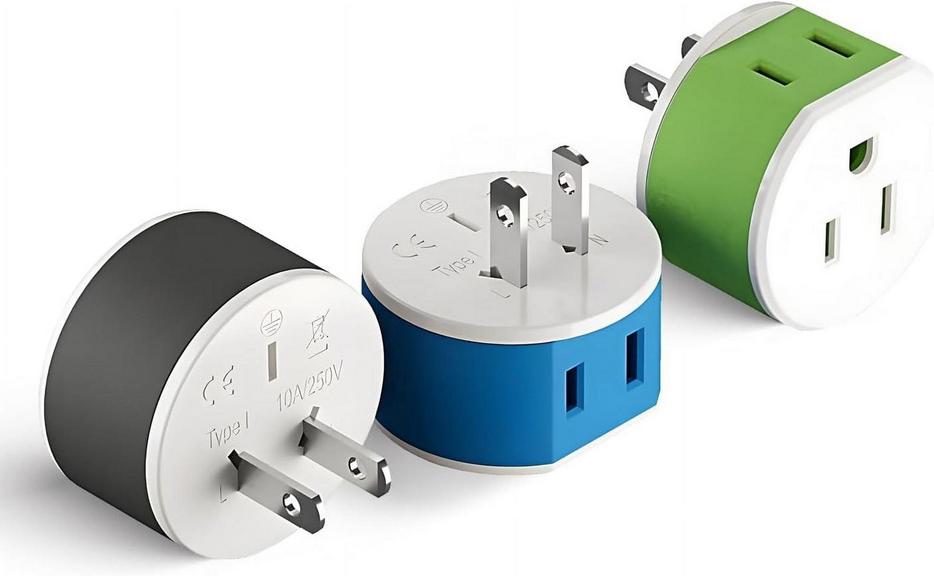 3PK POWER PLUG ADAPTERS