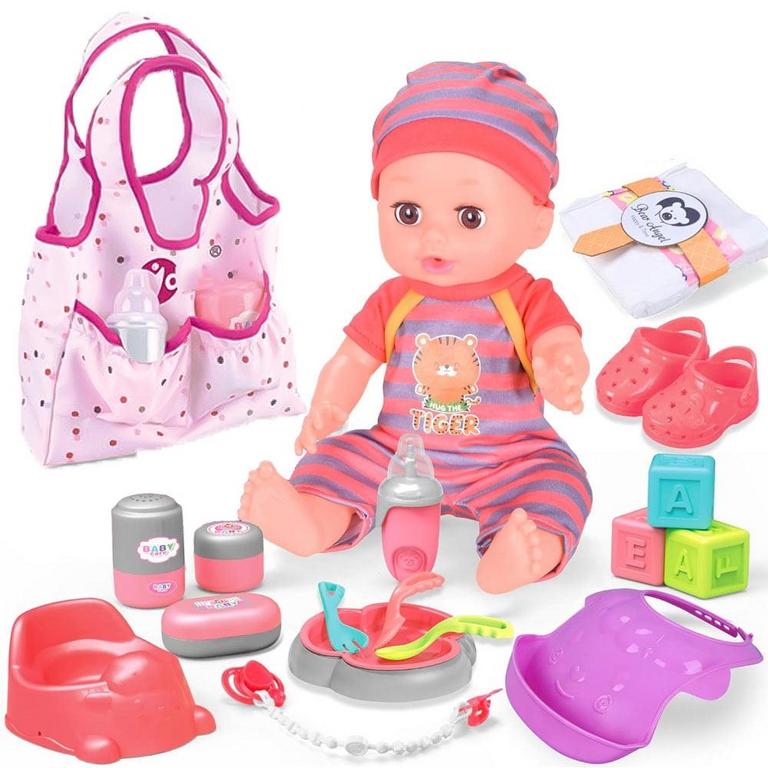 ANTIC DUCK DOLL TOY SET