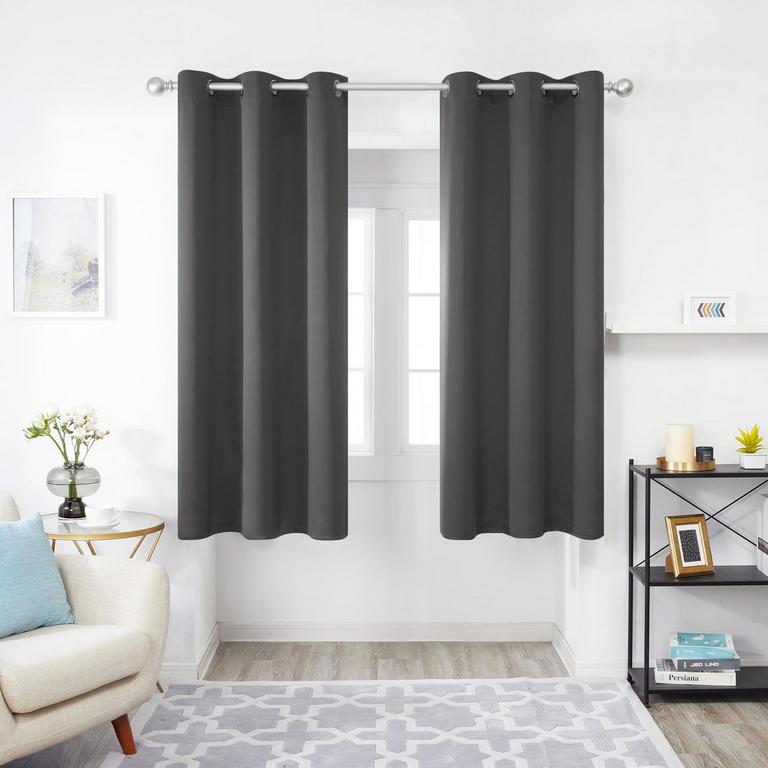 DECONOVO 42IN X 45IN CURTAINS 2PK
