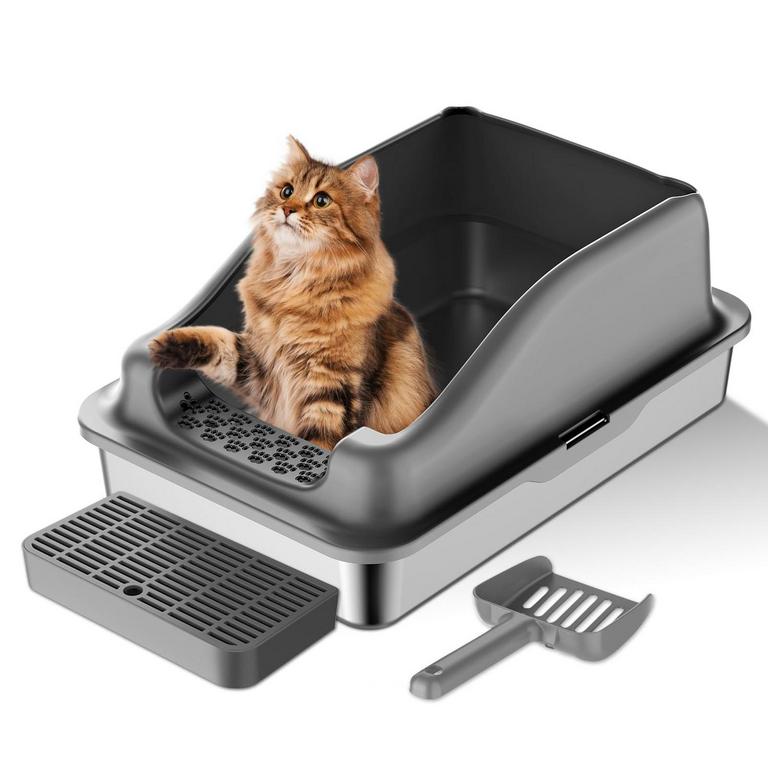 JIUGEDPF STAINLESS LITTER BOX 21"L