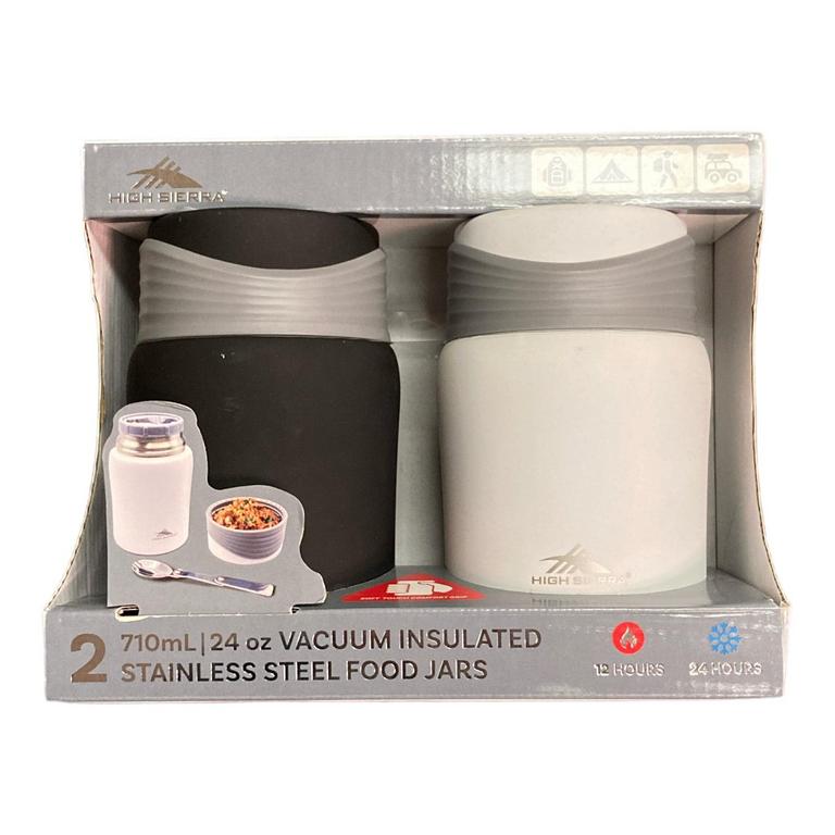 HIGH SIERRA 24OZ FOOD JARS 2PK