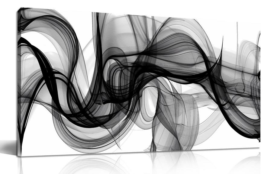 ENTANUB ABSTRACT WALL ART 40IN X 20IN