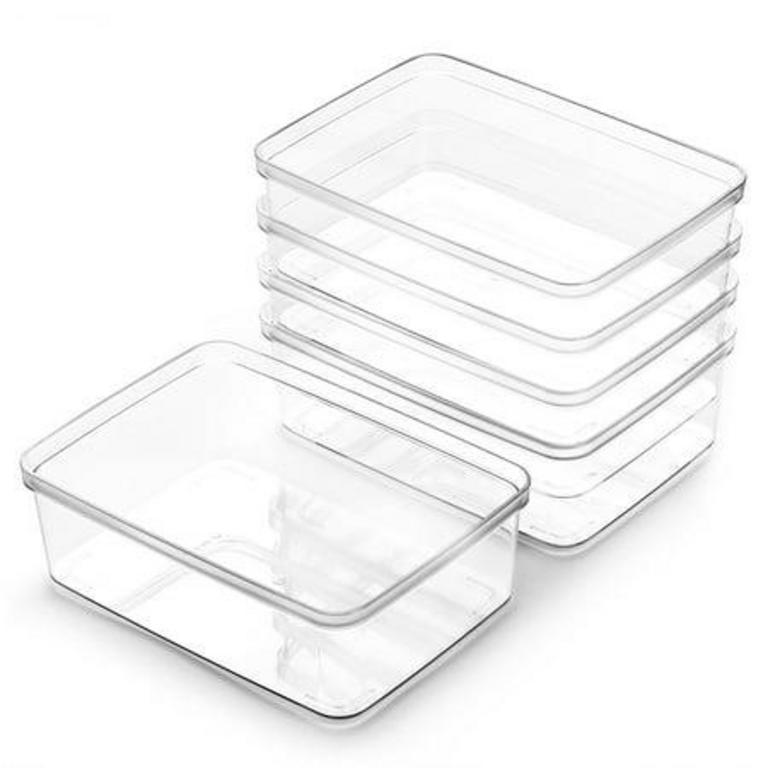 BINO PLASTIC STORAGE BINS, SMALL