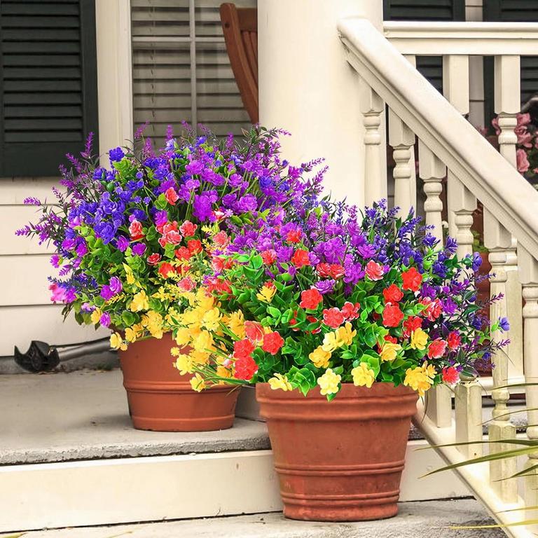 LYACMY ARTIFICIAL FLOWERS 9 BUNDLES 13.8IN