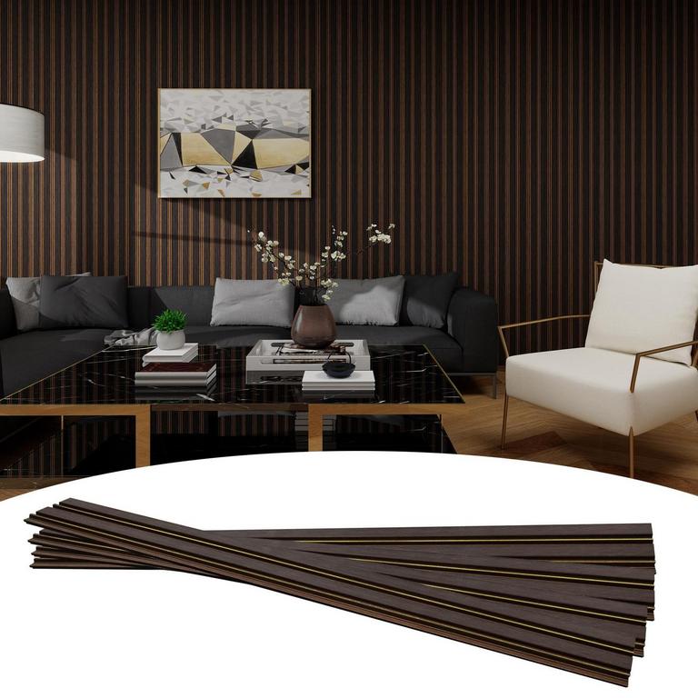 ARTSLAT 3D WALL PANELS 43.3IN X 4.7IN 16PK