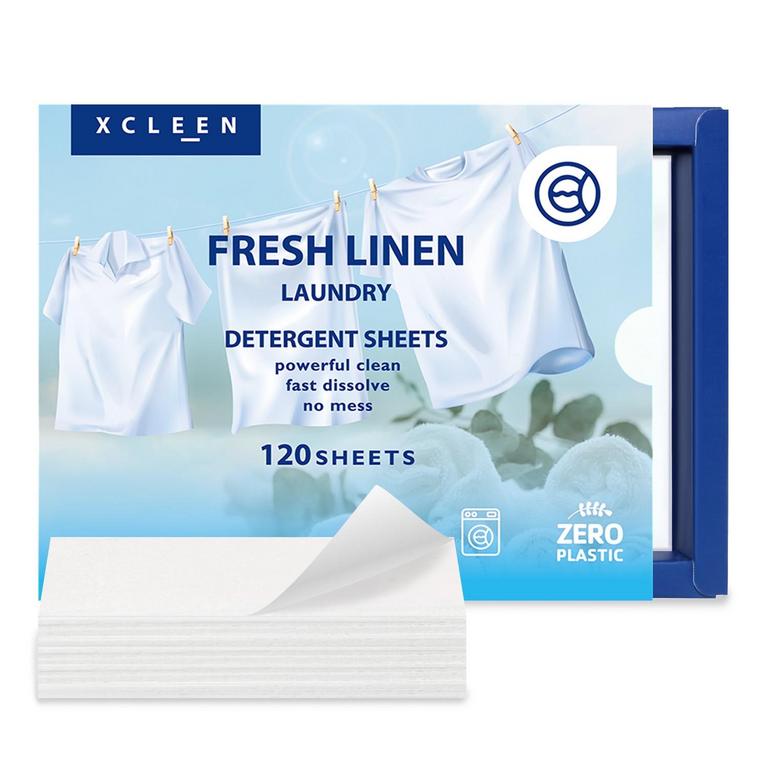 XCLEEN LAUNDRY DETERGENT SHEETS 120PK