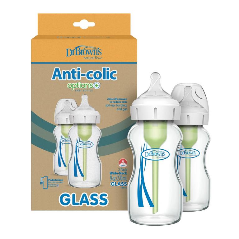 DR. BROWN'S 9OZ BABY BOTTLES 2PK