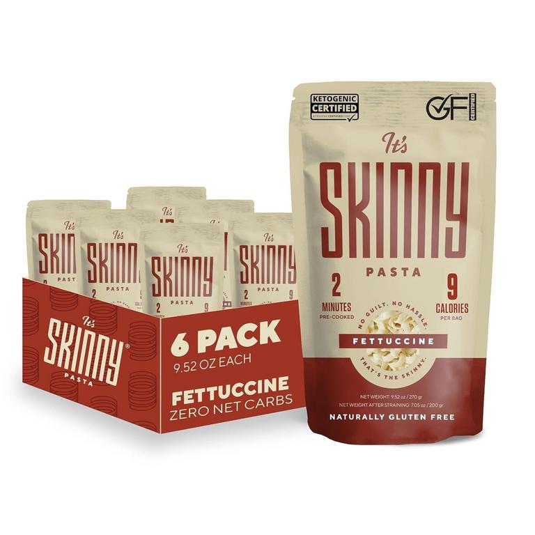 ITS SKINNY FETTUCCINE PASTA 9.52OZ 6PK