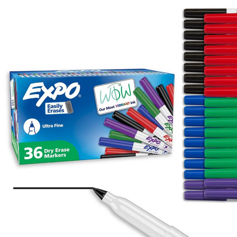 EXPO DRY ERASE MARKERS 36CT