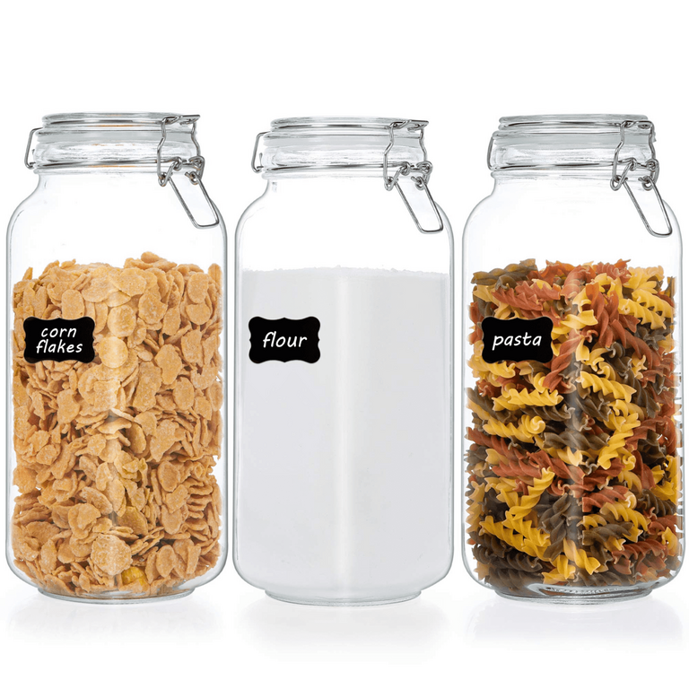 3PK 78OZ GLASS JARS