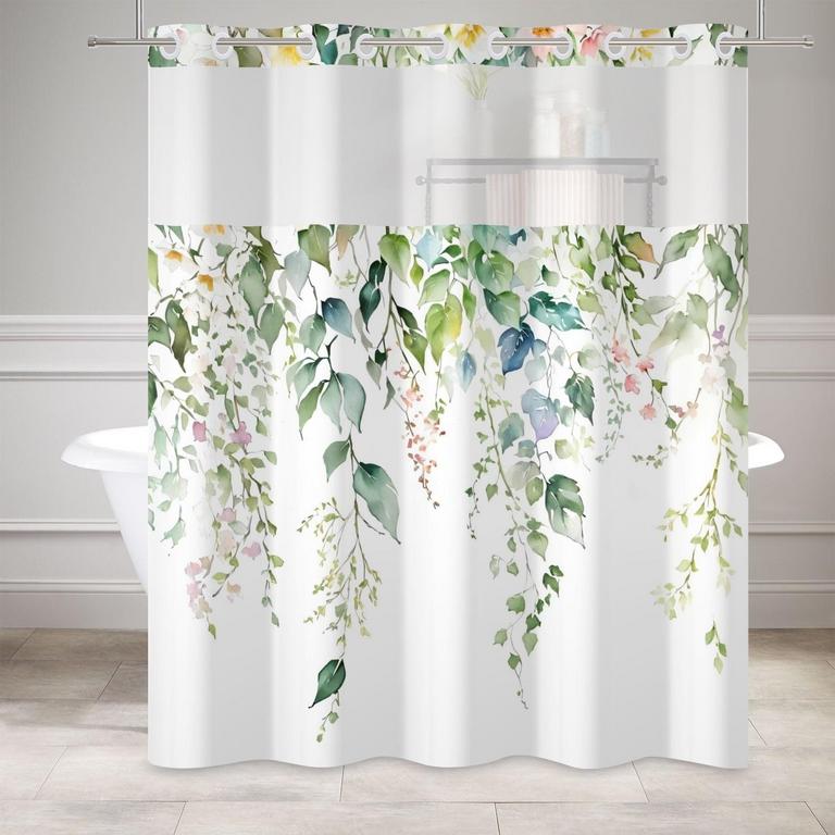MIZHONA SHOWER CURTAIN 71IN X 74IN