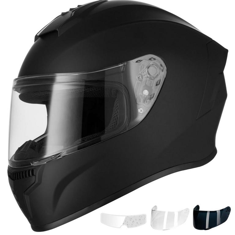 FAVOTO ADULT MOTORCYLE HELMET M BLACK