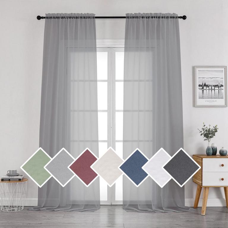 SHEER CURTAINS SET