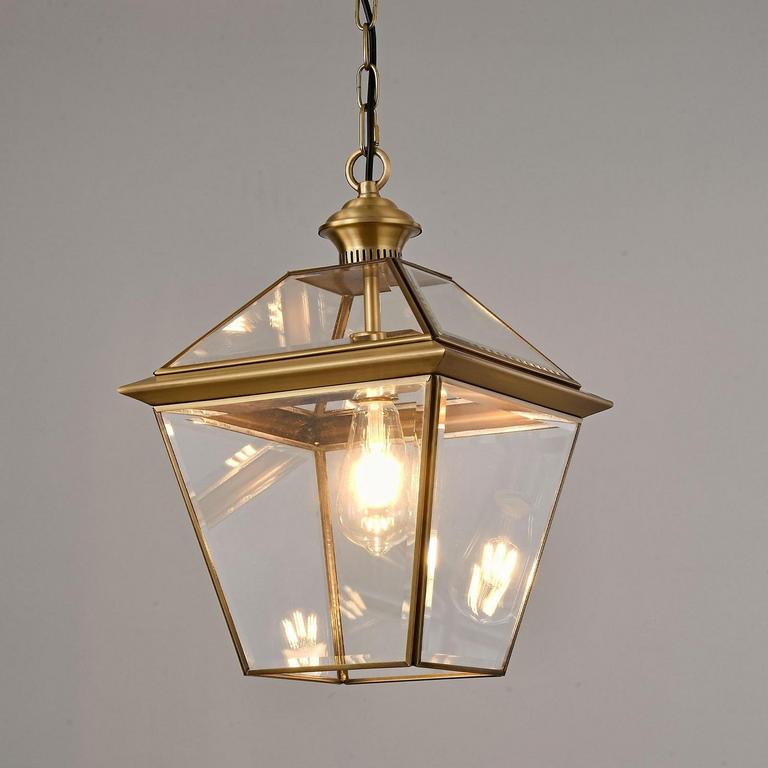 MILAI COPPER BRASS PENDANT LIGHT 11"W