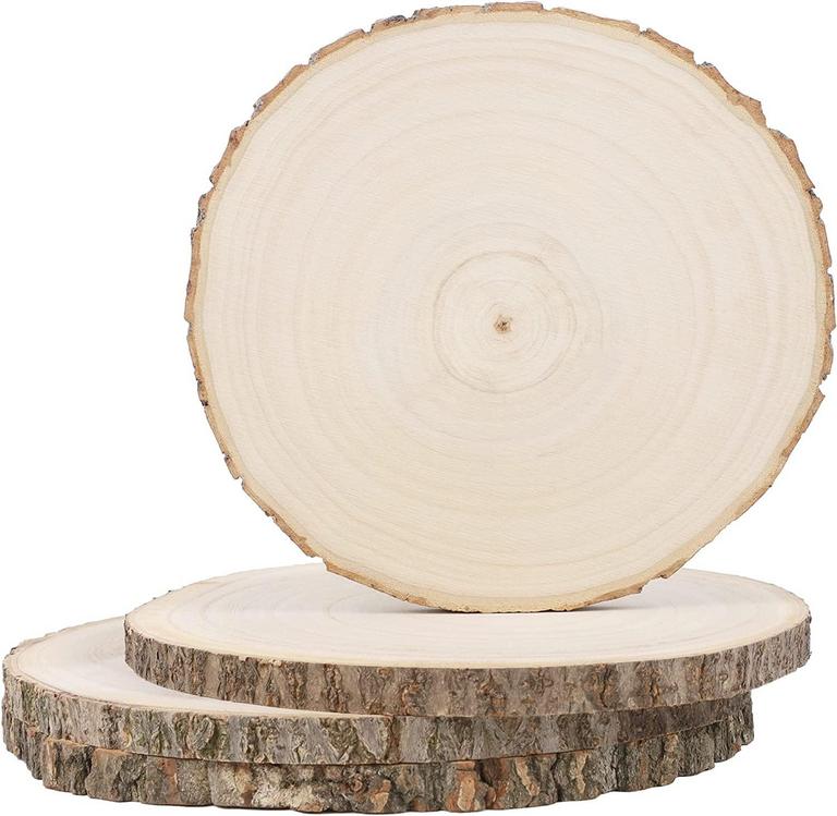 YIAMIA CRAFT WOOD SLICES 4PK