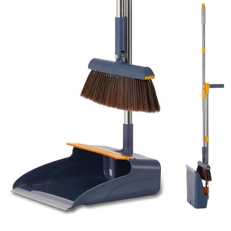 SOMDOT BROOM AND DUSTPAN