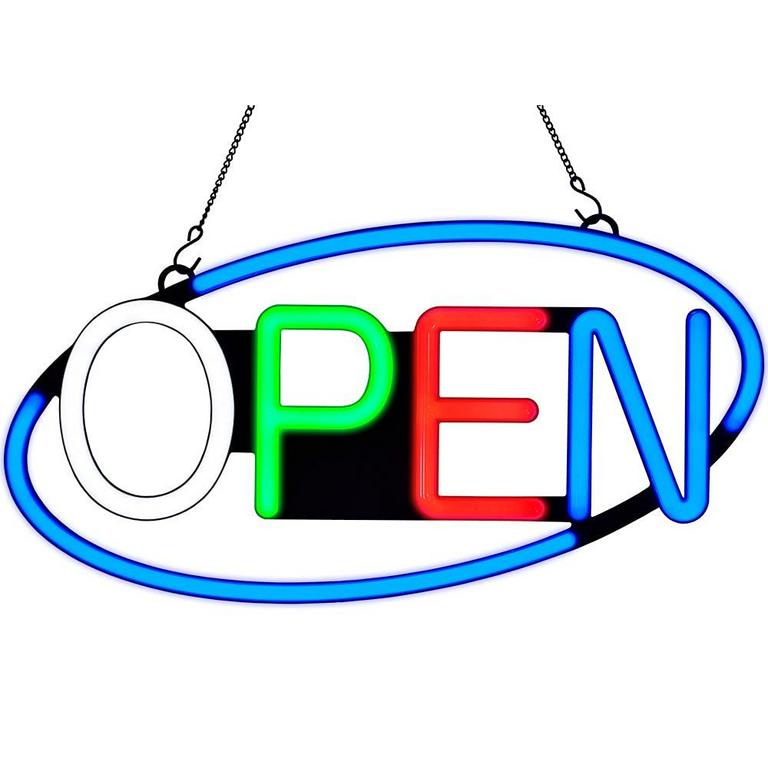 WETORCKE LED NEON OPEN SIGN 22IN X 11IN