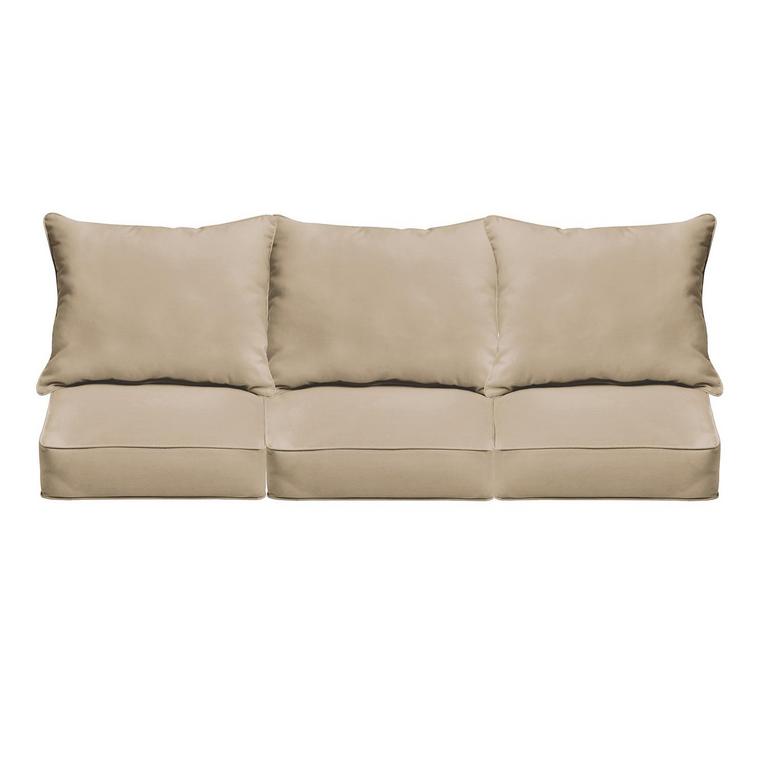 SORRA HOME 6PC OUTDOOR CUSHION SET TAN