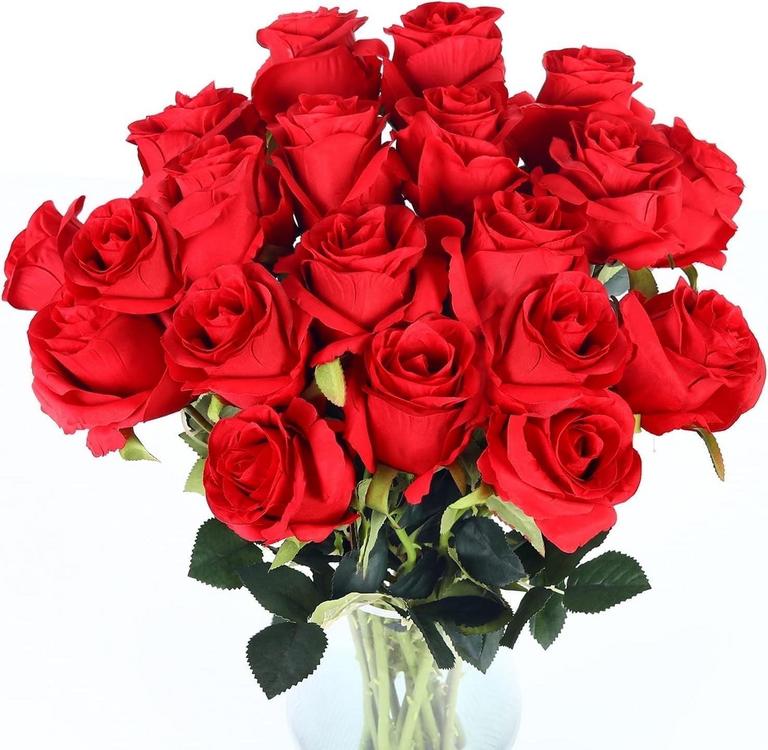 SCIDWEET 18PCS FAKE ROSES