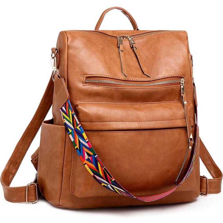 YOMYM BACKPACK PURSE BROWN