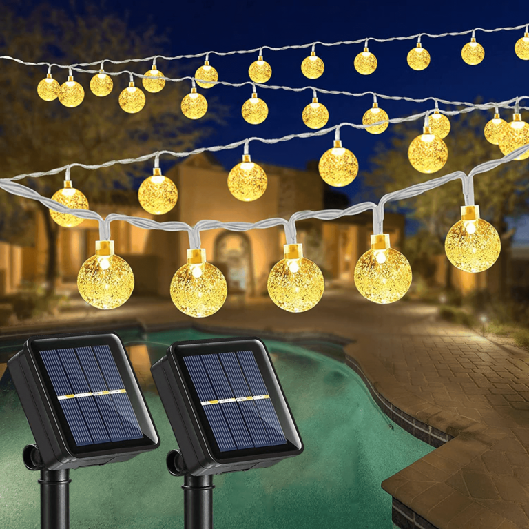 GOOINGTOP 2PK SOLAR LIGHTS 37.5FT
