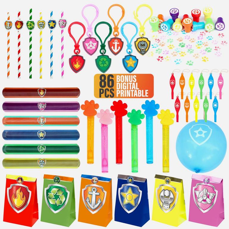 EMPIRE 86 PCS PAW DOG PARTY FAVORS