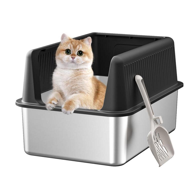 FOOALGO STAINLESS STEEL XL LITTER BOX