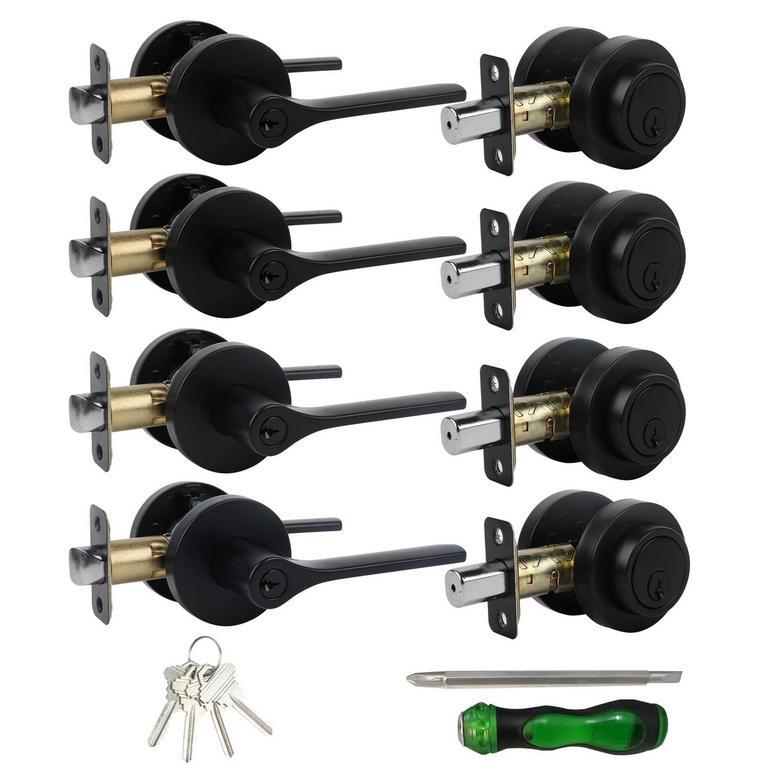 ZEVAWAY DOOR HANDLE SET 4PK