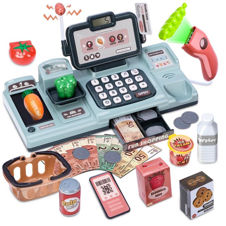 WISAIRT KIDS TOY CASH REGISTER SET