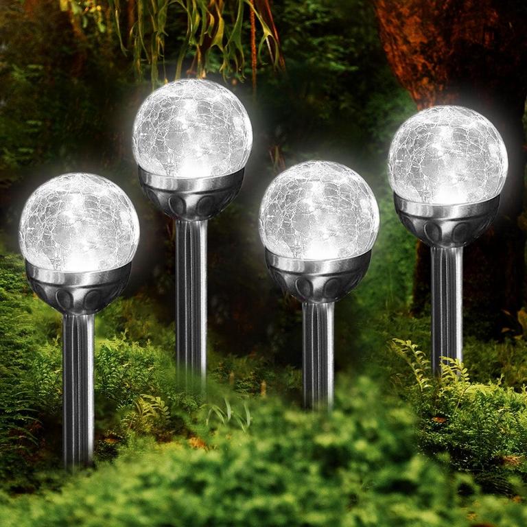 SYENLL SOLAR GARDEN LIGHTS 4PK