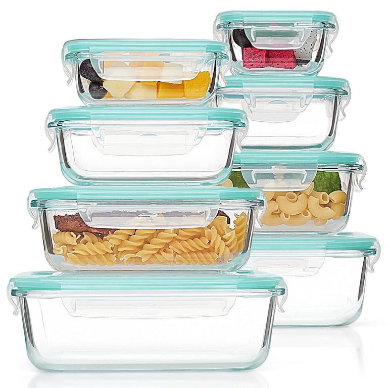 VTOPMART GLASS STORAGE CONTAINER SET