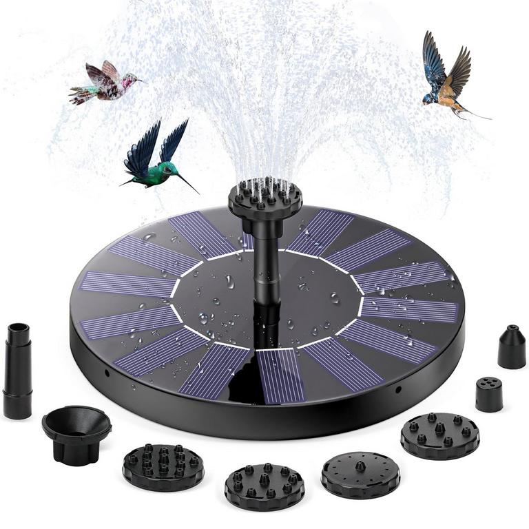 QUNLER SOLAR FOUNTAIN 6.3IN