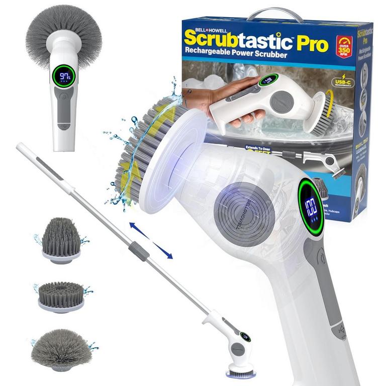 BELL + HOWELL SCRUBTASTIC SPIN SCRUBBER