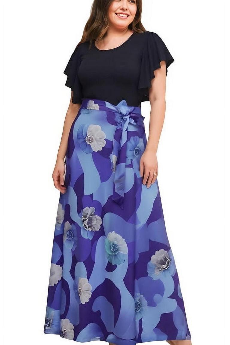 2XL FLORAL MAXI DRESS