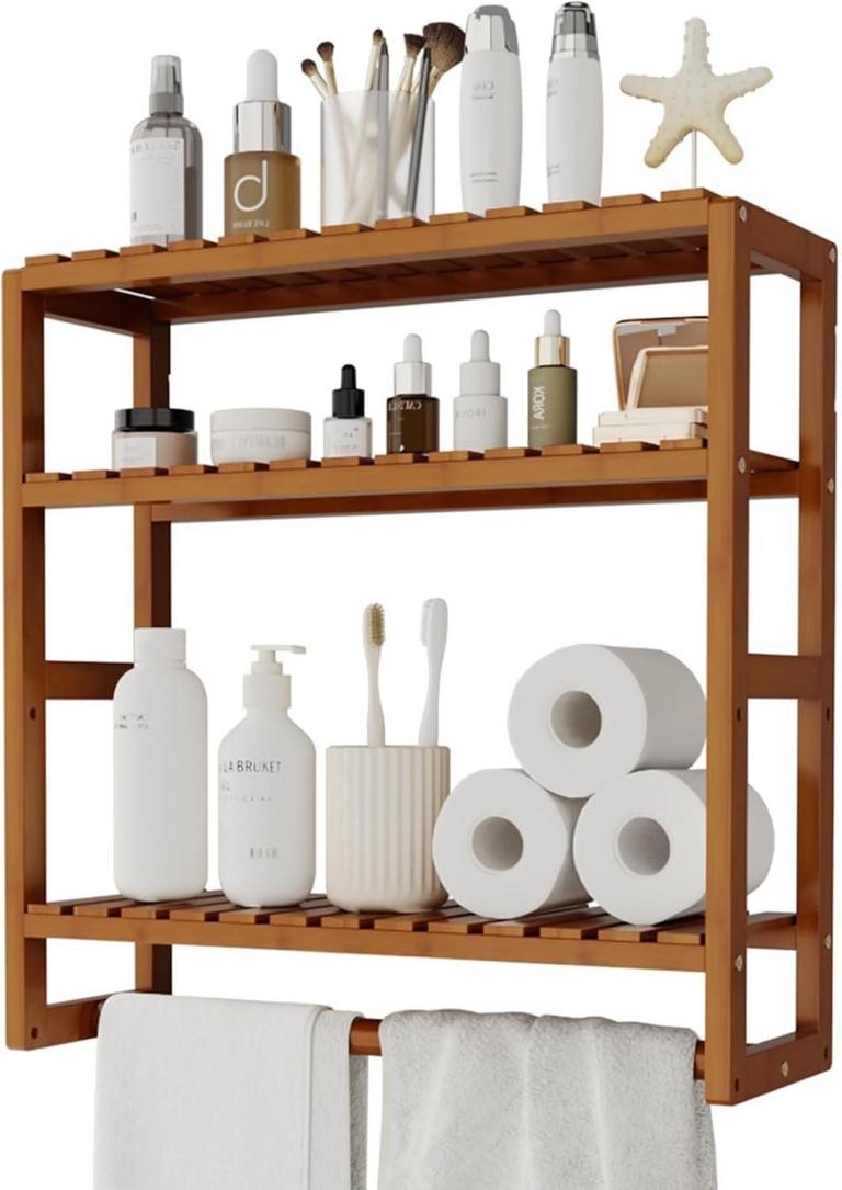 BAMWORLD BATHROOM SHELF 16.6IN