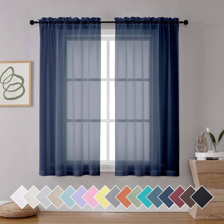 OVZME CURTAINS 40IN X 63IN SET OF 2