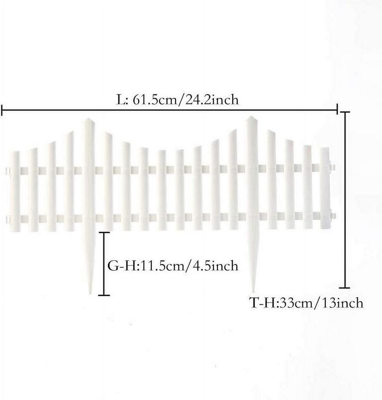 12PCS GARDEN FENCE