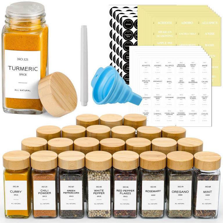 NETANY 36PC SPICE JARS