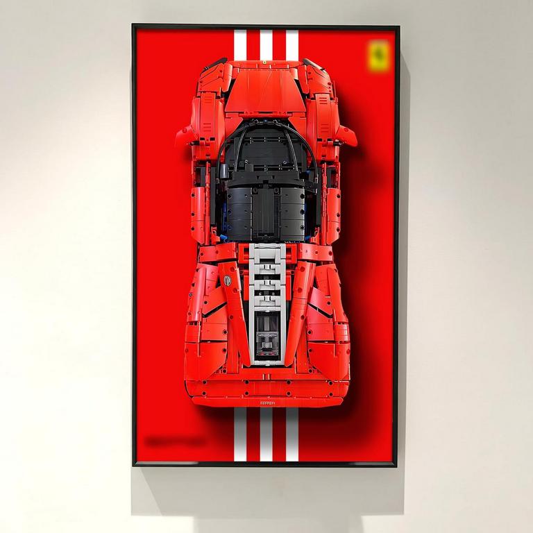 WETCEAOM LEGO RACE CAR DISPLAY WALLBOARD