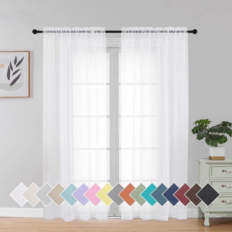 SHEER WINDOW CURTAINS