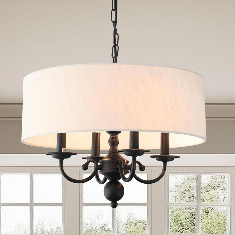 CAWABIEN DRUM CHANDELIER 17.8IN D